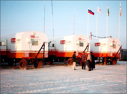Дно Аральского моря. База сухопутной партии