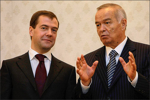Дмитрий Медведев и Ислам Каримов
